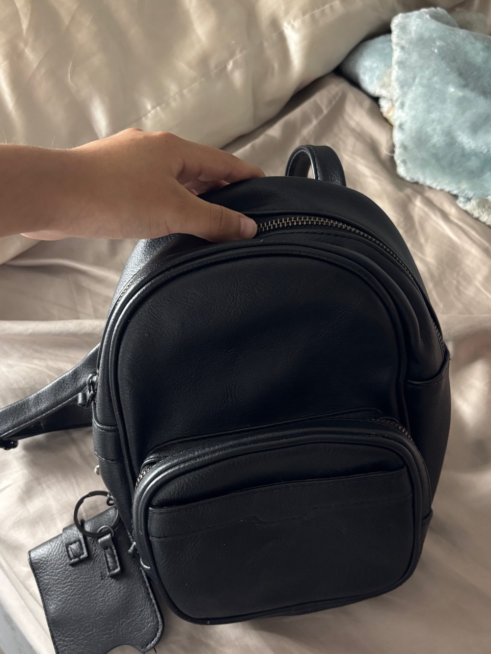 Women’s Black Mini Backpack - Sleek Everyday Carry